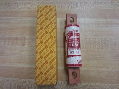 JKS-70 / JKS-70A Fast Acting Class J Fuse – 600Vac, 70 Amp, UL & CSA Approved, 1.13" X 4.63" (Replaces JKS 70)