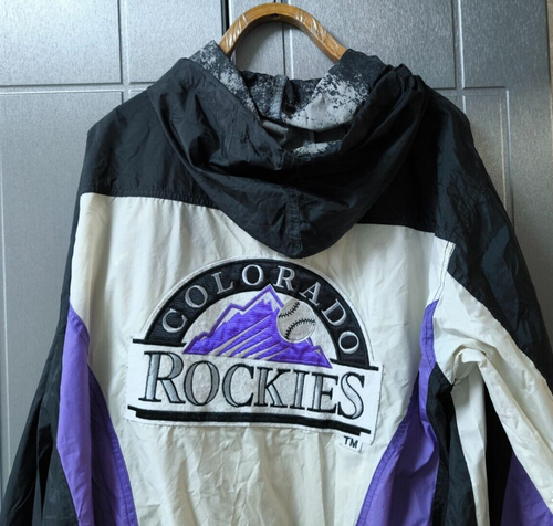 Colorado Rockies Men’s Sz L MLB Genuine Merchandise By Turbo Sportswear Jacket