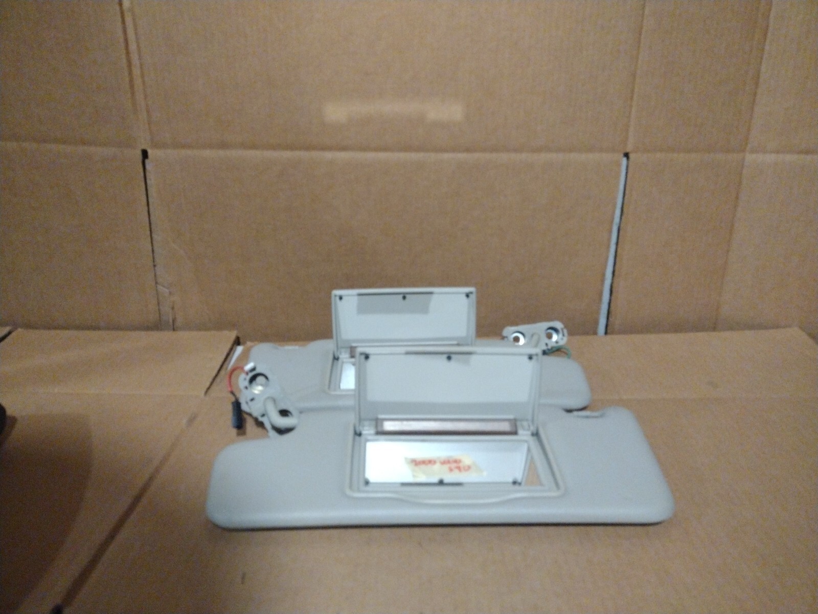 1999-2002 Volvo S80 Sun Visor Shade Grey Pair Set OEM Used | eBay