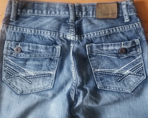 Flypaper Blue Bootcut Distressed Jean Boys Size 10 - Picture 6 of 14