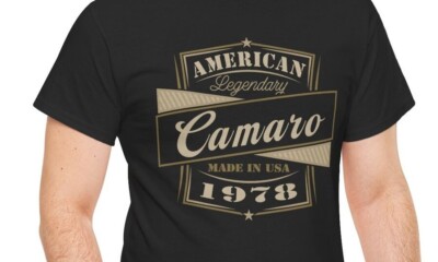 1978 Camaro Gift T Shirt | 1978 Camaro SS Shirt | Classic Muscle Car Tee Shirt