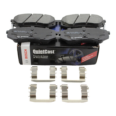 Bosch QuietCast Front Ceramic Brake Pad Set for Sonata Tucson Soul EV Sportage