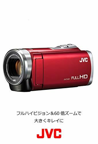 JVCKENWOOD Camcorder Everio 60x Dynamic Zoom Red GZ-E109-R - Picture 2 of 4