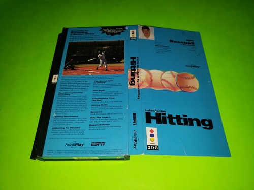 ESPN Baseball Interactive Hitting 3DO TESTED VERY GOOD COMPLETE CIB w LONG BOX - Picture 5 of 9
