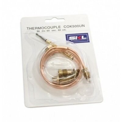 Termocoppia Universale 900mm Per Fornelli A Gas E Induzione - Kit Con 5 Dadi - Sicurezza Antifuga