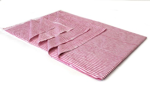 10 Yard Pink White Fabric Indian Dressmaking Cotton Fabric Stripe Curtain Fabric - Picture 8 of 12