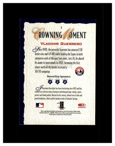 VLADIMIR GUERRERO HUGE YOU PICK HIGH GRADE CARDS 100,S SEE DROP DOWN BOX - Picture 132 of 374