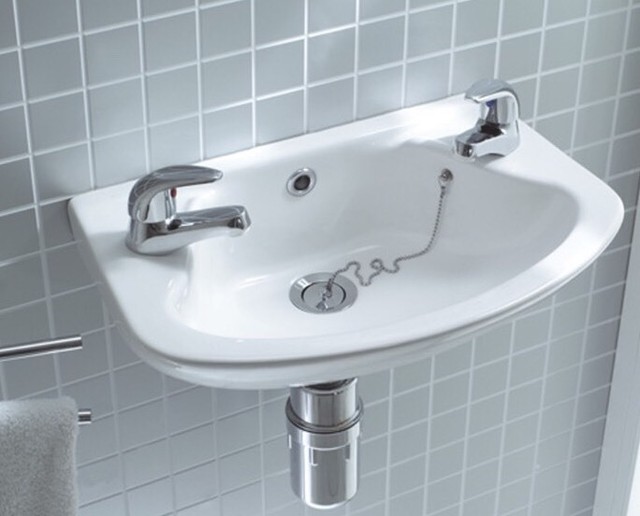 Lecico Atlas Cloakroom Basin 2 Tap Hole 360mmx255mm ASWH18BA for sale online eBay