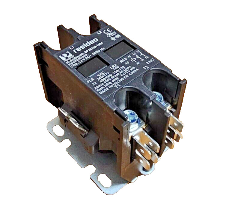Honeywell DP2030A1004 Economy Contactor 2 Poles 24V voltage Coil AC 30 Amps