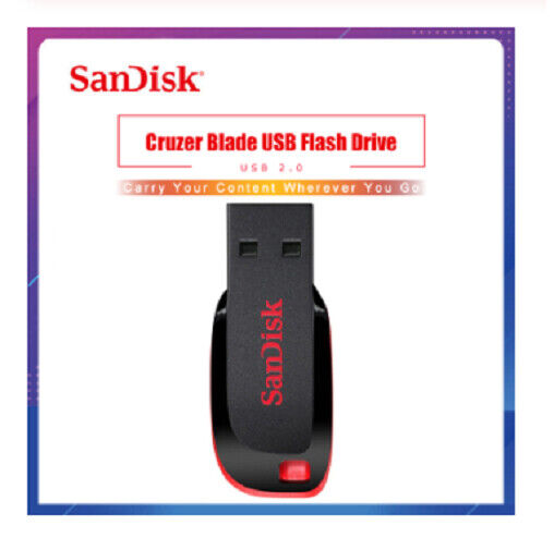 Clé USB 8 Go SanDisk CZ50 Cruzer Blade USB 2.0 Memory Stick Lecteur Flash Disk Clé USB 8 Go SanDisk CZ50 Cruzer Blade USB 2.0 Memory Stick Lecteur Flash Disk