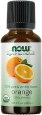 NOW Essential Oils, Organic Orange Oil, Uplifting Aromatherapy Scent, 100 Pure