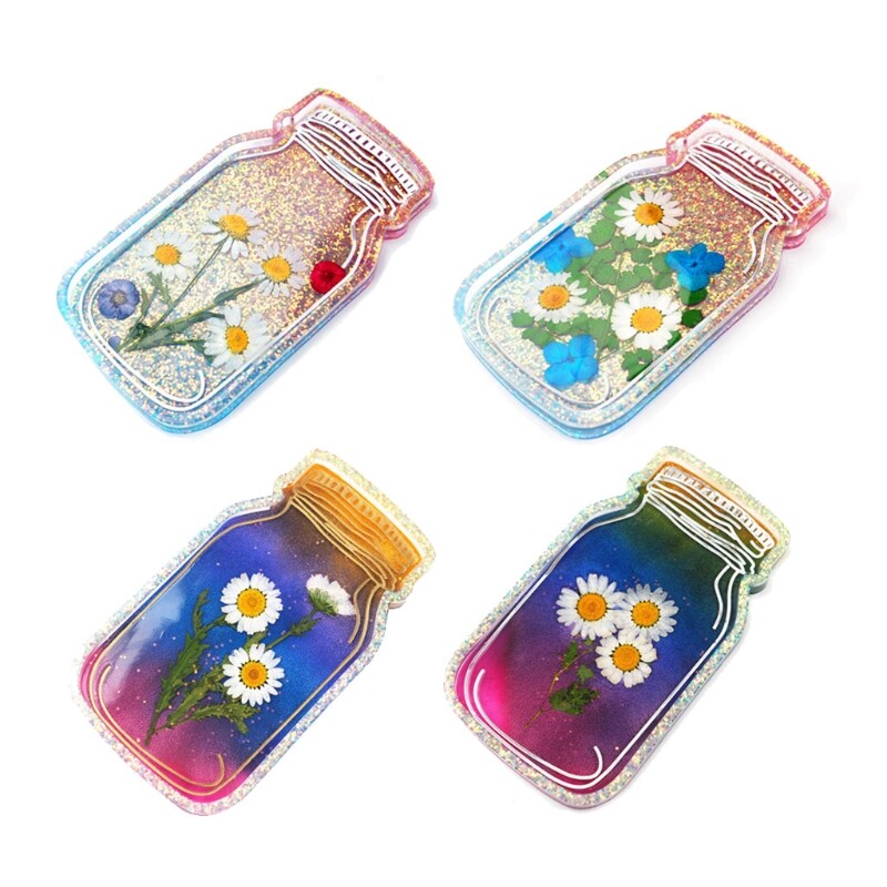 Bottle Tray Mirror Mold Silicone Tray Mold Resin Mold for DIY Craft