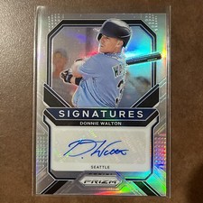 2021 Prizm Donnie Walton Signatures Silver Prizm Autograph Auto #SIG-DW