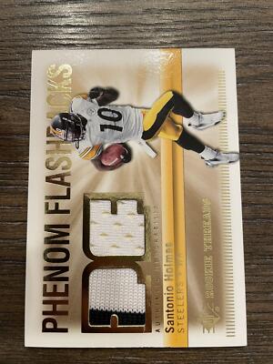 2007 SP Rookie Threads #PHF-SH Santonio Holmes Phenom Flashbacks Jerseys
