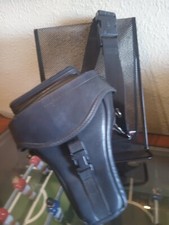 Nifco Black Faux Leather Insulated Camera Bag Adjustable Strap Photography