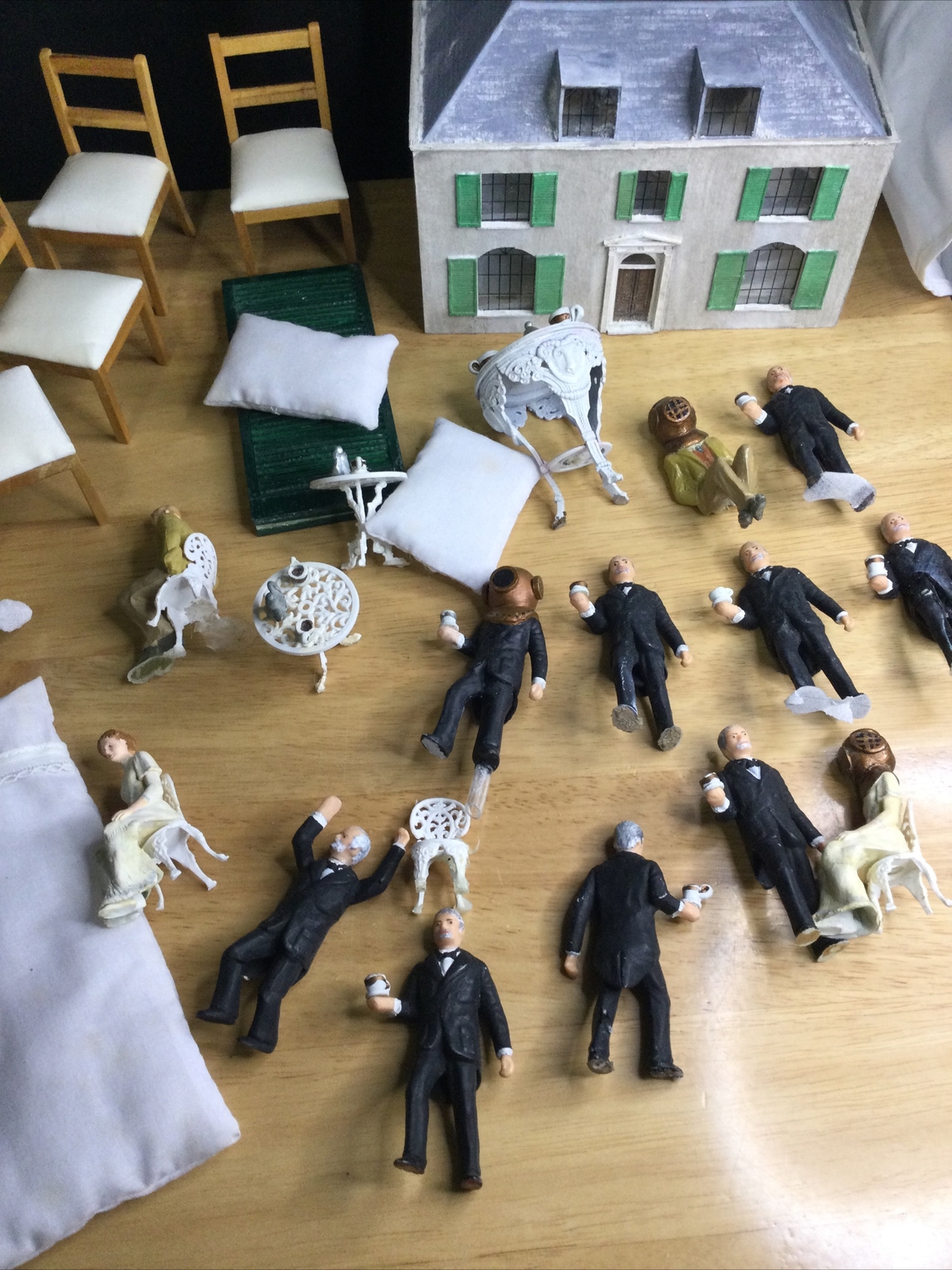 Dolls House Job Lot including figures mixed sizes eBay