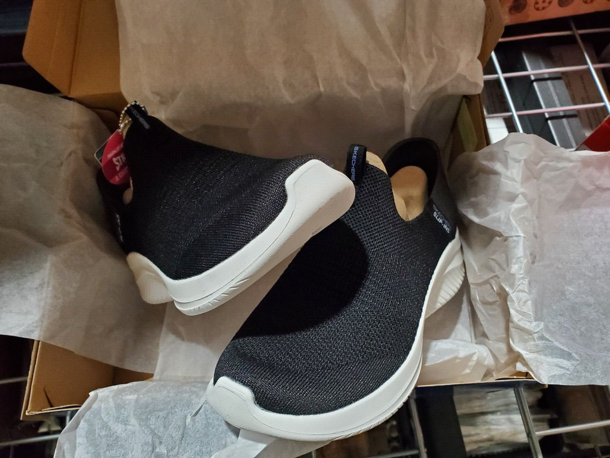 NEW* Skechers Womens Vegan Slip-In Ultra Flex 3.0 Smooth Step