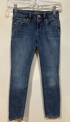 Old Navy Girls Skinny Medium Wash Adjustable Waist Jean Size 10 Slim
