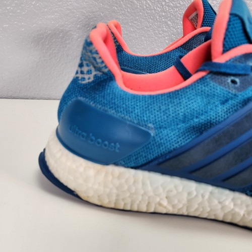 Adidas Mens Ultra Boost ST BB3932 Blue White Running Shoes Sneakers Size 12.5 US - Picture 11 of 11