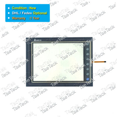 DOP-A10TCTD Touch Screen Panel Glass Digitizer for Delta DOP-A10THTD1+Overlay *
