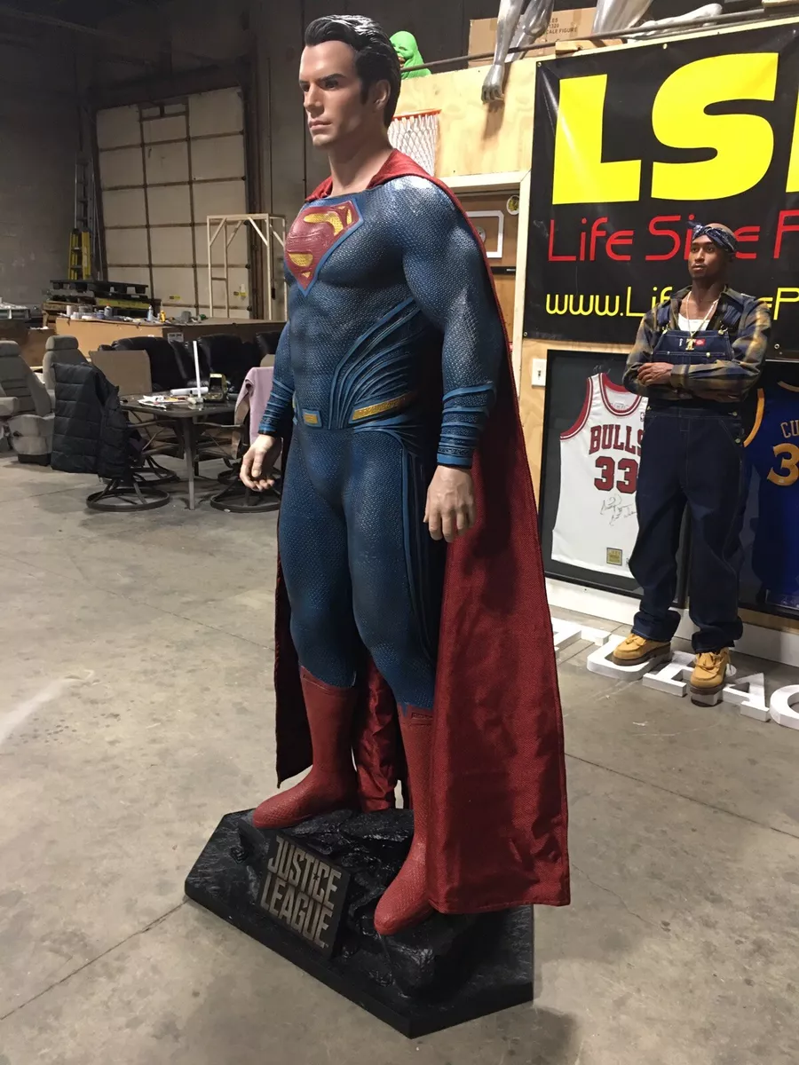 Life Size Justice League Superman Statue 1:1 Henry Cavill Full Size Prop