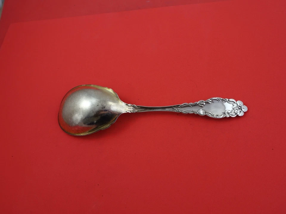 Blossom by Dominick and Haff Sterling Silver Berry Spoon GW 8 3/4" - Image 2 of 2
