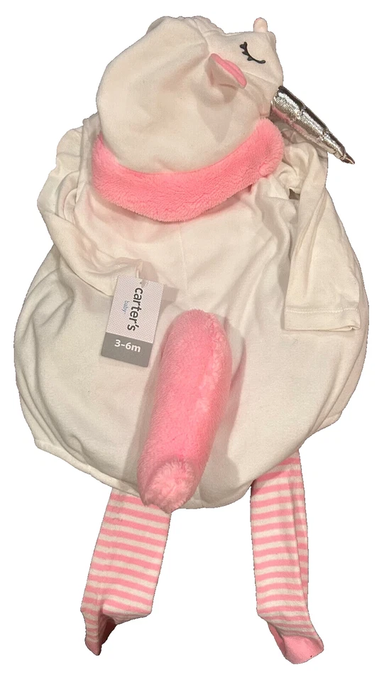 Baby Unicorn костюм, джемпер стиль с подкладкой новый (3-6,6-9 и 12 месяцев) - Изображение 3 из 3