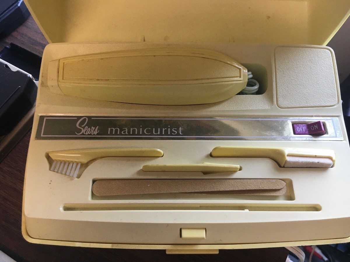 Vintage 1960s LADY Sears DELUXE MANICURIST Works Good