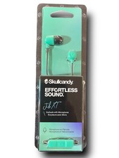 New Skullcandy Jib XT Wired In-Ear Headphones Miami Teal Green