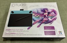 Lápiz creativo Wacom Intuos Comic y tableta táctil, pequeño azul como nuevo, todo en original
