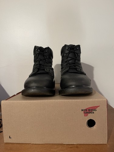 SCARPE RED WING SUPERSOLE #607 EE 9.0 LEGGERE USURA, STIVALI MADE IN USA NERI #606 - Foto 10 di 10