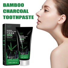 1/2/3/5Pcs Bamboo -Charcoal Deep Toothpaste  100g White Clean Toothpaste N3R6