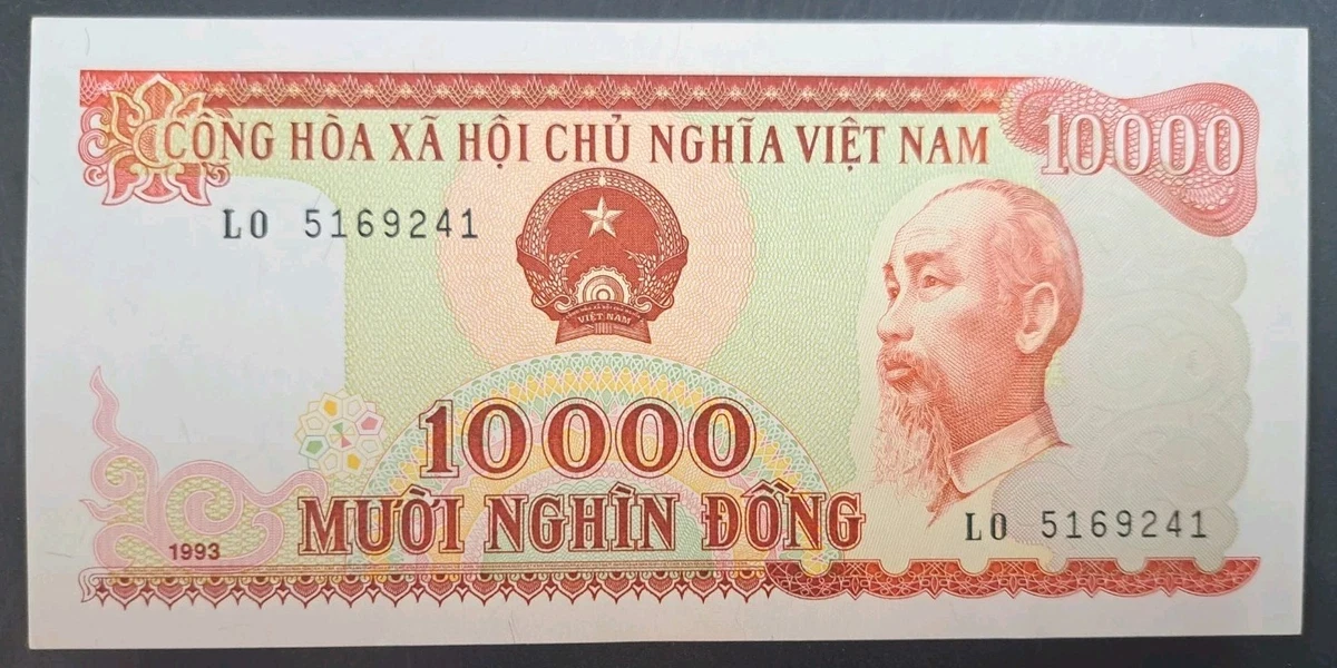Vietnamese Paper Money 10,000 ₫ Denomination Banknotes for sale | eBay