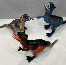 Lot of 3 Kid Galaxy Roaring Dinosaurs   Lights  Sound   Tested  Working