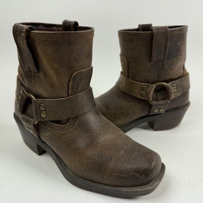 Cabelas Harness Boots Womens 6.5M Engineer Square Toe Motorcycle Western Harness