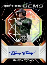 2021 Panini Elite Extra Edition Hidden Gems Signatures Black Dayton Dooney Auto