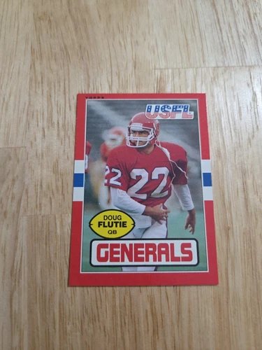1985 Topps USFL DOUG FLUTIE #80 Rookie Card RC Generals