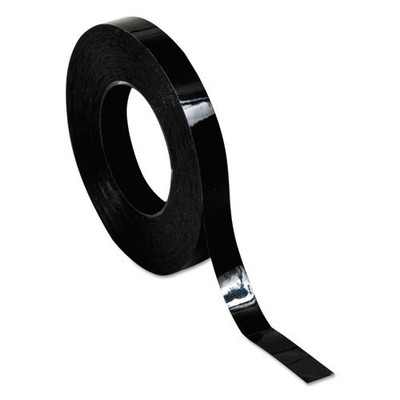Chartpak Graphic Chart Tapes, 1'' Core, 0.25'' x 27 ft, Matte Black