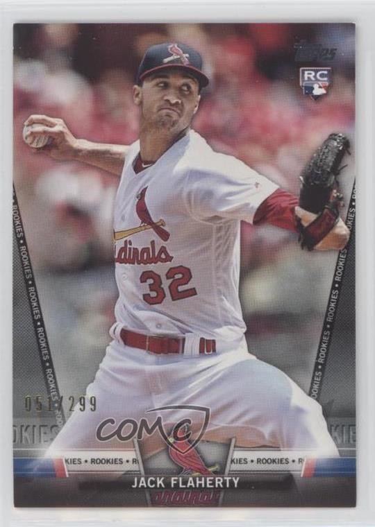 2018 Topps Update Salute Rookies Black 51/299 Jack Flaherty #S-31 Rookie RC 0t2