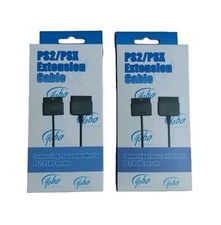 X2 Sony Playstation PS1 / PS2 Controller Extension Cables - NEW IN BOX