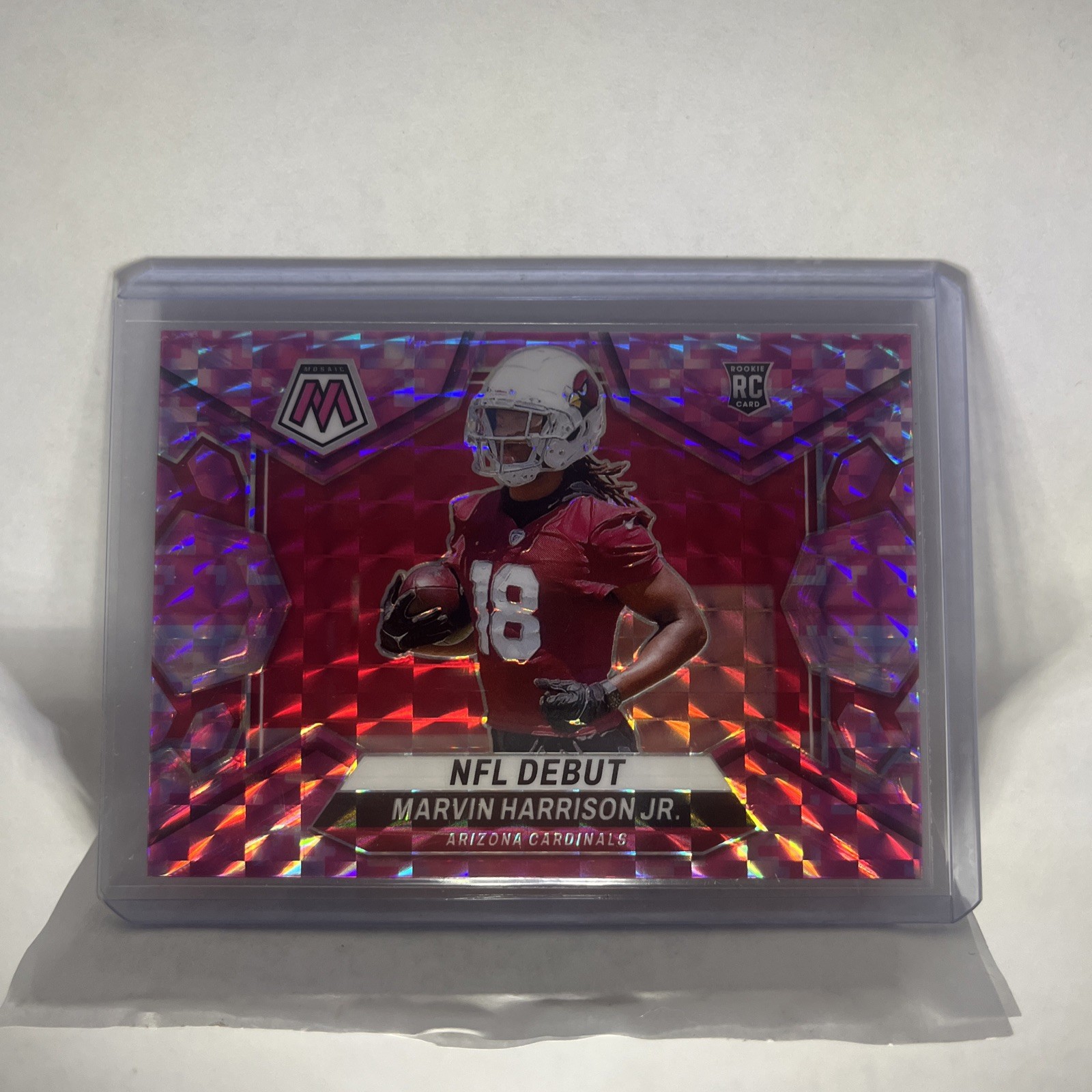 2024 Panini Mosaic - NFL Debut Marvin Harrison Jr. #283 Pink Camo Mosaic (RC)