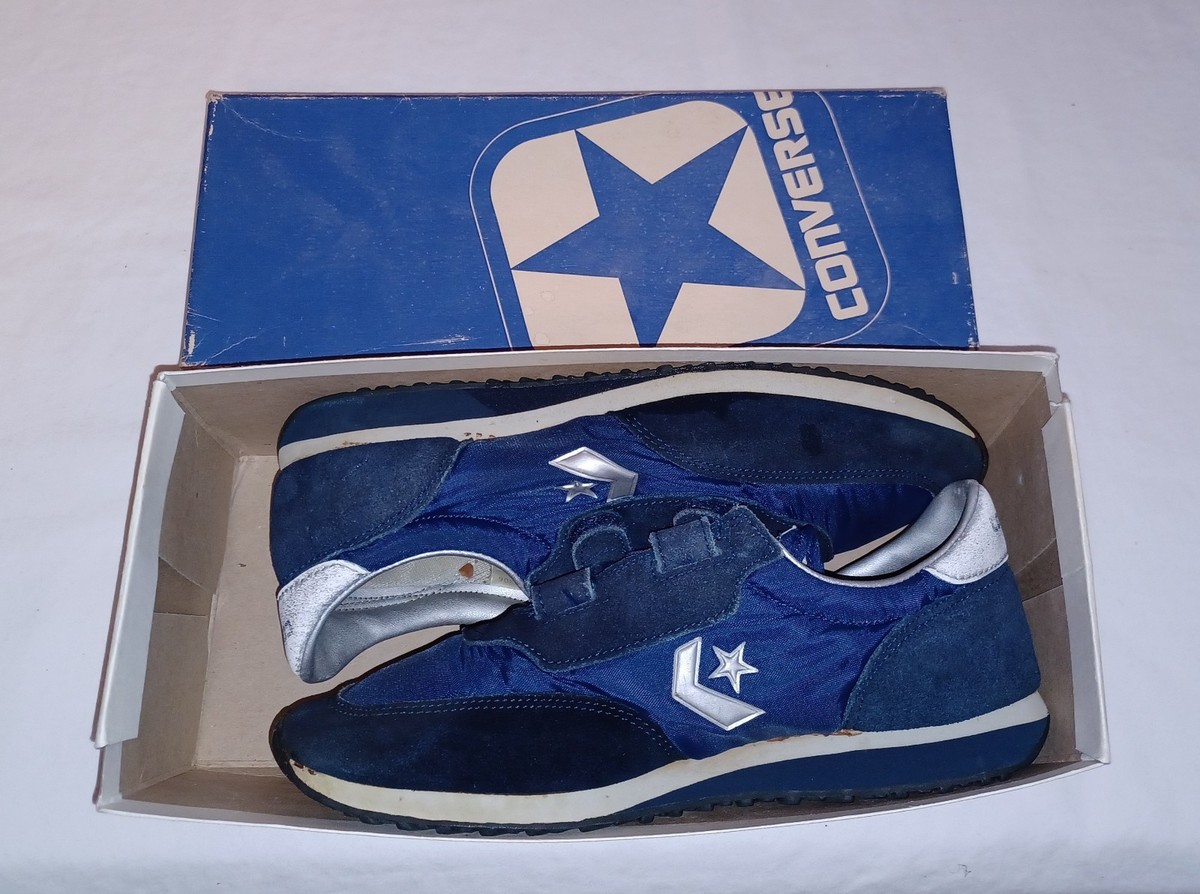 Blue Converse Shoes 80s Vintage Blue Converse Size Shoes With