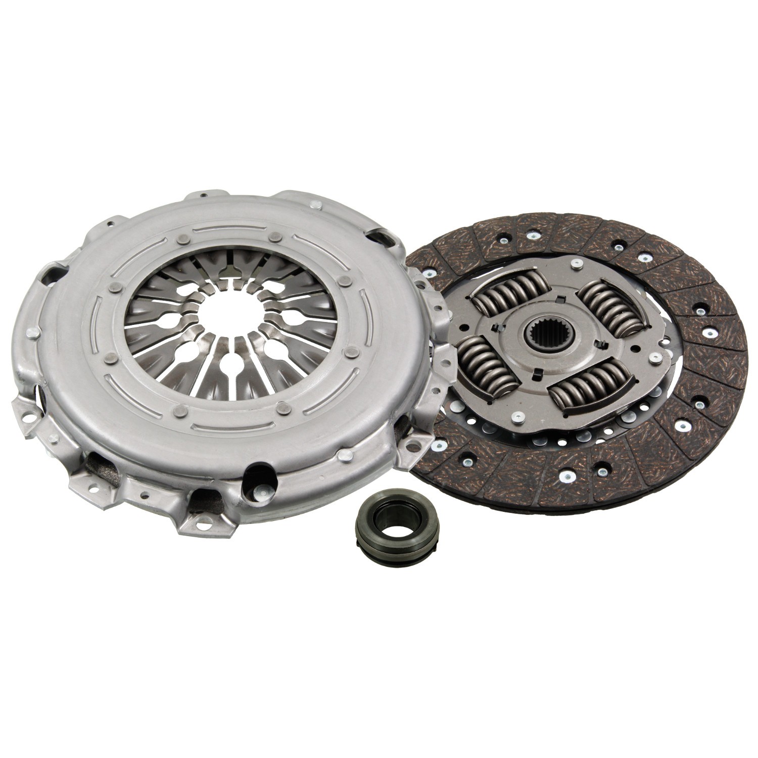 Clutch Kit 3pc (Cover+Plate+Releaser) fits PEUGEOT BOXER 2.2D 2006 on Blue Print