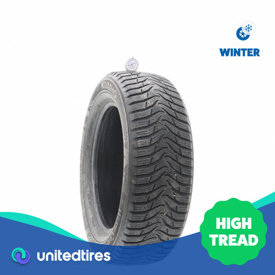 Used 235/60R18 Kumho WinterCraft SUV Ice WS31 Studdable 107T - 9.5/32