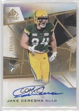 2021 SP Game Used Edition CFL Auto Gold 4/115 Jake Ceresna #A-JC Auto l5j