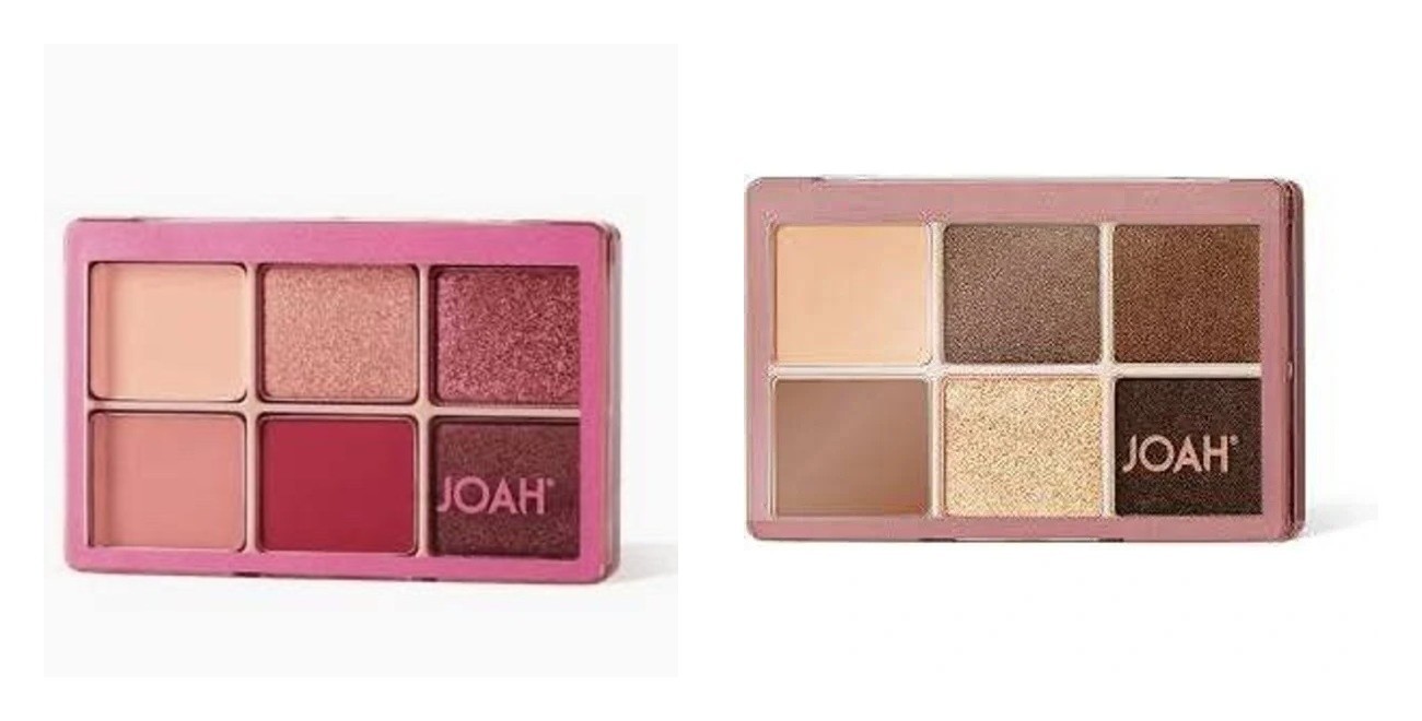 JOAH Escapades 6 Pan Eyeshadow Palette Travel Mini Choose Palette Name New