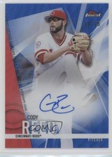 2017 Topps Finest Auto Blue Wave Refractor 14/25 Cody Reed #FA-CR Auto 1p5