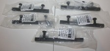 Lot of 6 Brainerd Black Square Bar Drawer Door Pull P37256W-FB-C