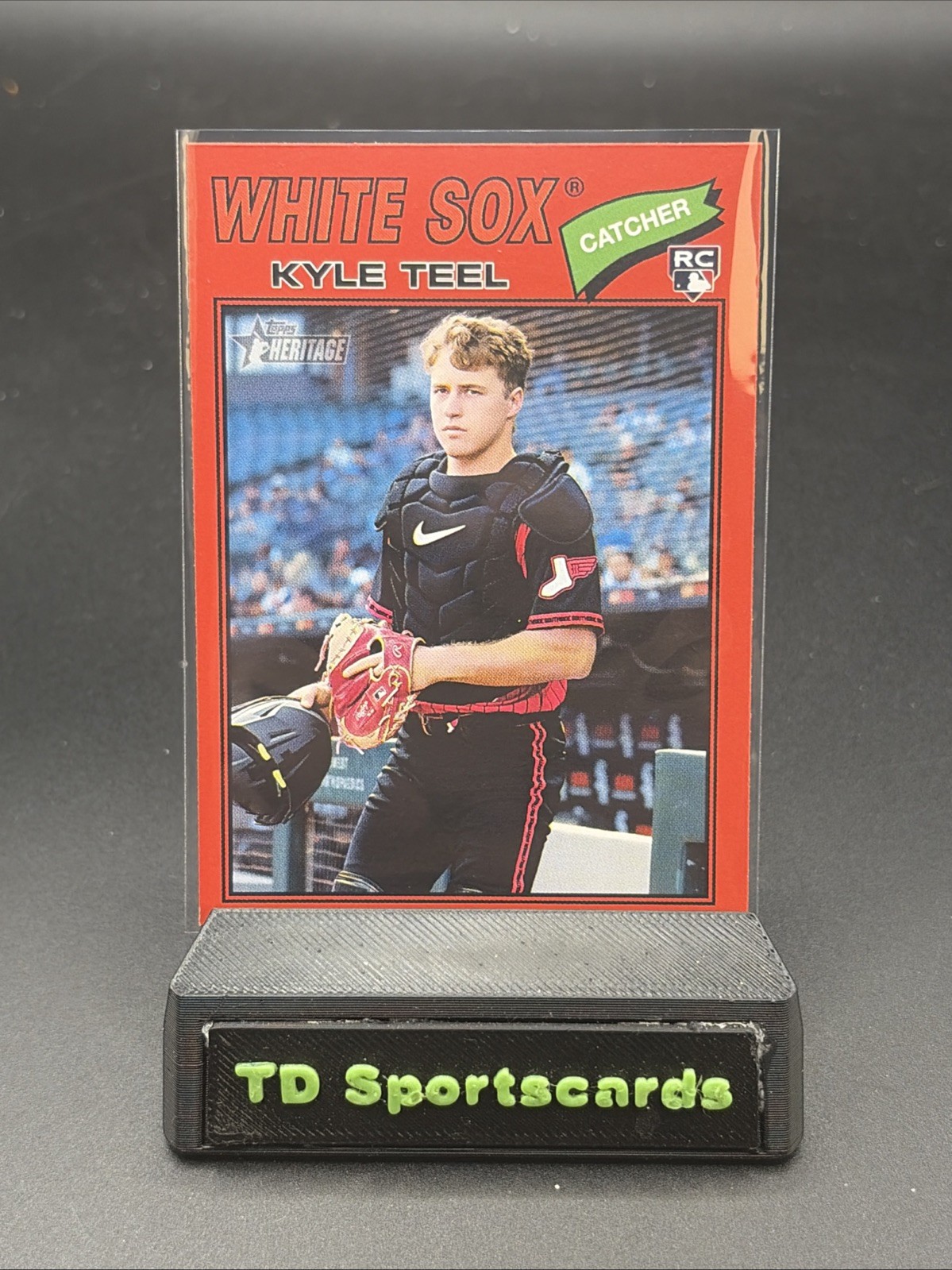 2026 Topps Heritage - Kyle Teel #182 Red Border (RC)