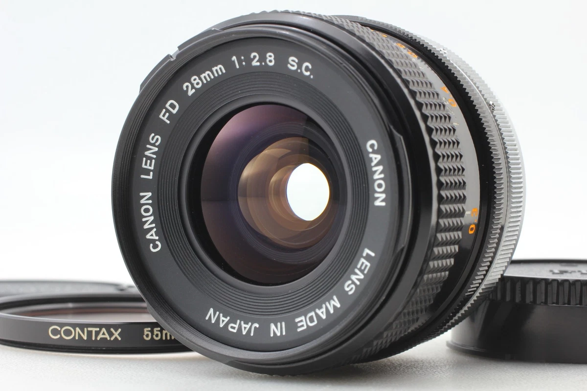 Canon　FDマウント　28ｍｍF2.8　S.C.　中古レンズ F597 Canon FDマウント 28mmF2.8 S.C. 中古レンズ F597 Canon FDマウント